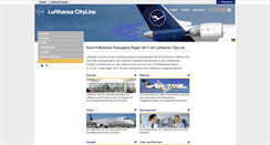 Desktop Screenshot of lufthansacityline.com